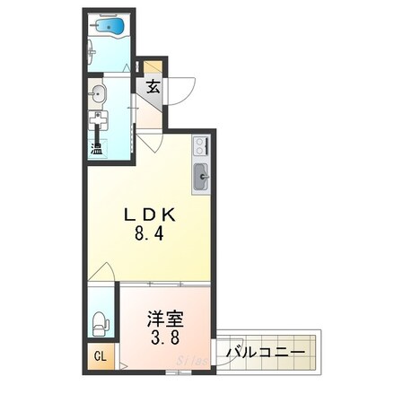 南巽駅 徒歩2分 2階の物件間取画像